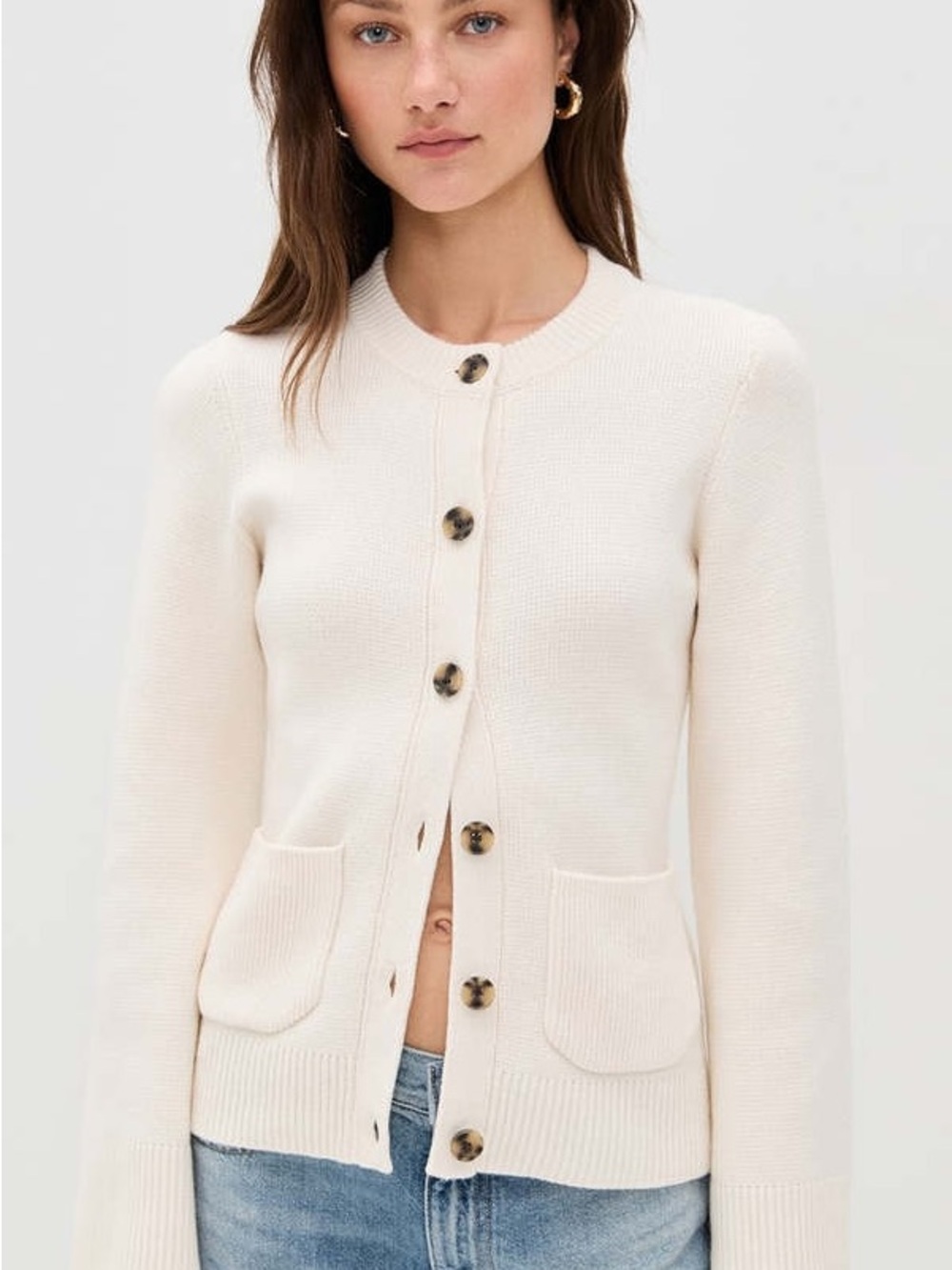 NWT Pistola Dani Clinch Waist Botton Down Sweater ~ Size XS, Retail $178